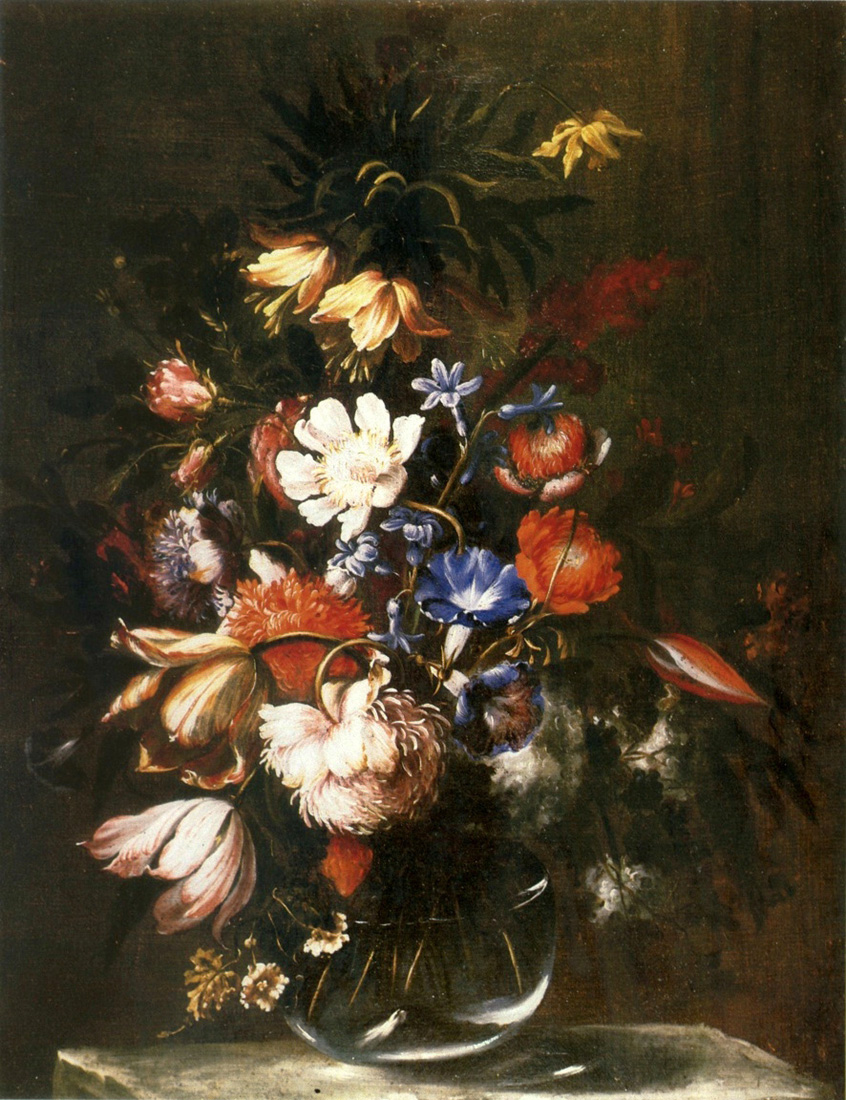 still life with flowers